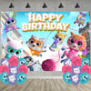 Super Cat Birthday Party Decoration,Kitties Party Photo Background 5 x 3 FT and 18 Pcs Balloon,Cat Merch Party Backdrop Supplies