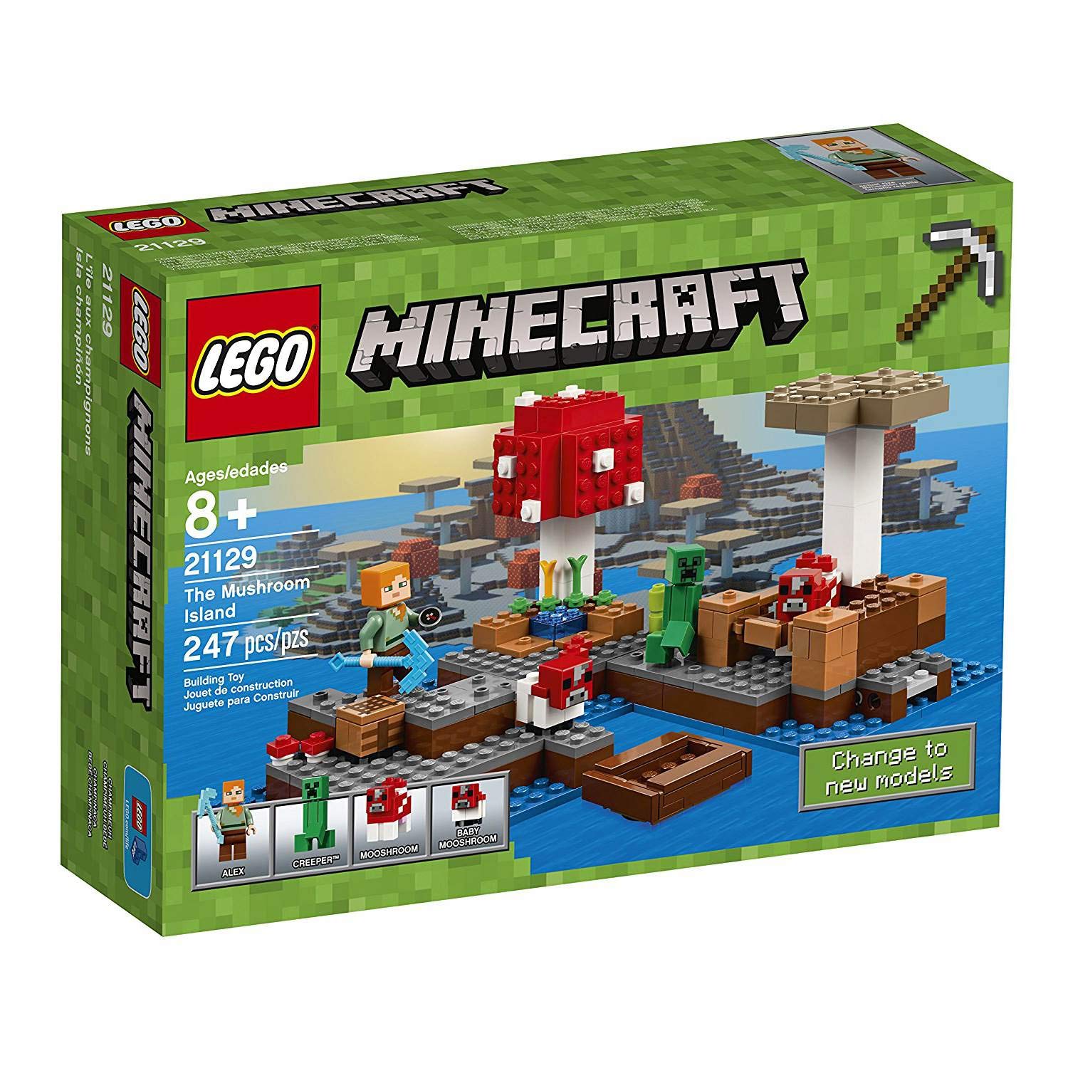 LEGO Minecraft The Mushroom Island 21129
