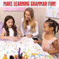 Hapinest Sentence Building for Kids, Learning Game Grammar Reading & Speech Therapy Materials Activities, Kindergarten 1st 2nd Grade Special Education