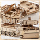 3D Wooden Puzzle Challenger 2 Main Battle Tank DIY Military Model Decor Gift for Teens Adults Age 14+