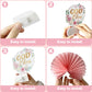 24Pcs First Communion Decorations for Girls - Pink Floral Baptism Centerpieces for Tables Baptism Decorations Honeycomb Centerpiece Double Sided Table
