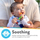 Nuby NanaNubs Banana Massaging Toothbrush and Carrot Teether - (2 Pack) Baby Teething Toys for 3+ Months