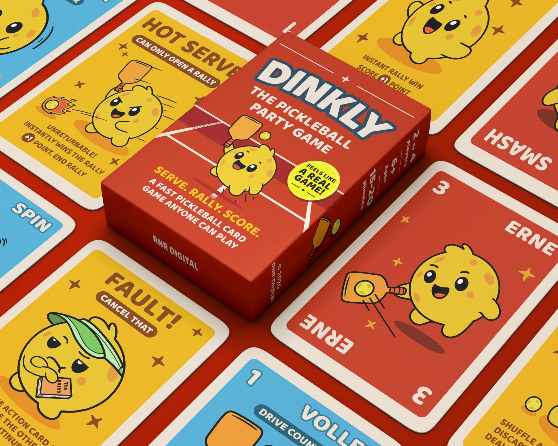 DINKLY The Pickleball Card Game, Pickleball Gift for Men, Women & Players