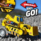 Sunny Days Entertainment Maxx Action 2-N-1 Mega Mover - Construction Truck and Trailer with Lights, Sounds and Motorized Drive, Yellow, Large