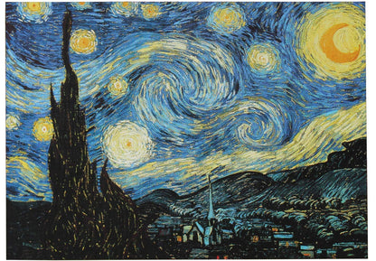 Starry Night Puzzle for Adults 1000 Piece Vincent Van Gogh Art Puzzles