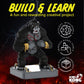 BLOCK CENTER King Kong Building Set (2,310 PCS) - Mini Kong Action Figure from Skull Island - Nano Brick Gorilla Construction Kit for Kids 15+