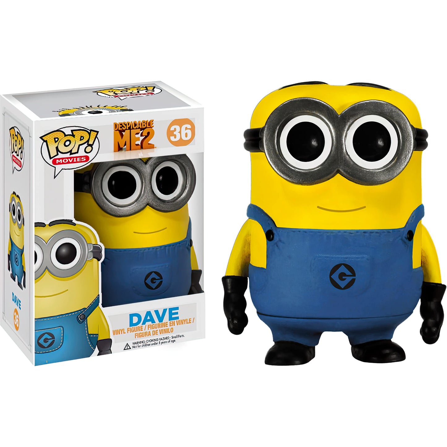 Dave: Fun ko P o p ! Movies Vinyl Figurine Bundle with 1 Compatible 'ToysDiva' Graphic Protector (036-03371 - B)