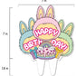 Bubu Monster Cake Topper Kids Girls Birthday Party Decor
