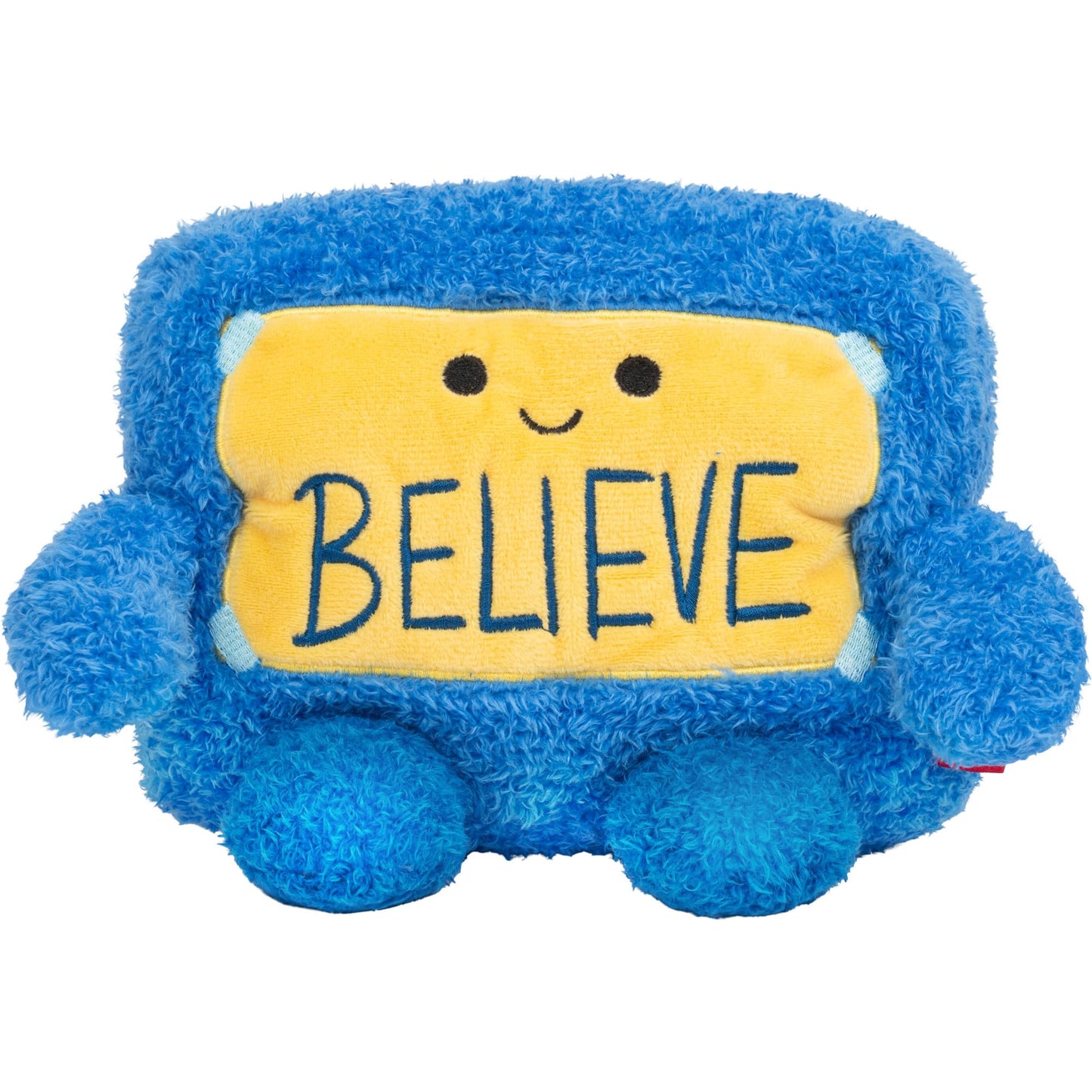 BumBumz 4.5-inch Ted Lasso 4-Pack - Army Man, Mustache, Teacup, & Believe Poster Plush - from The Makers of Original Squishmallows - Ages 3+
