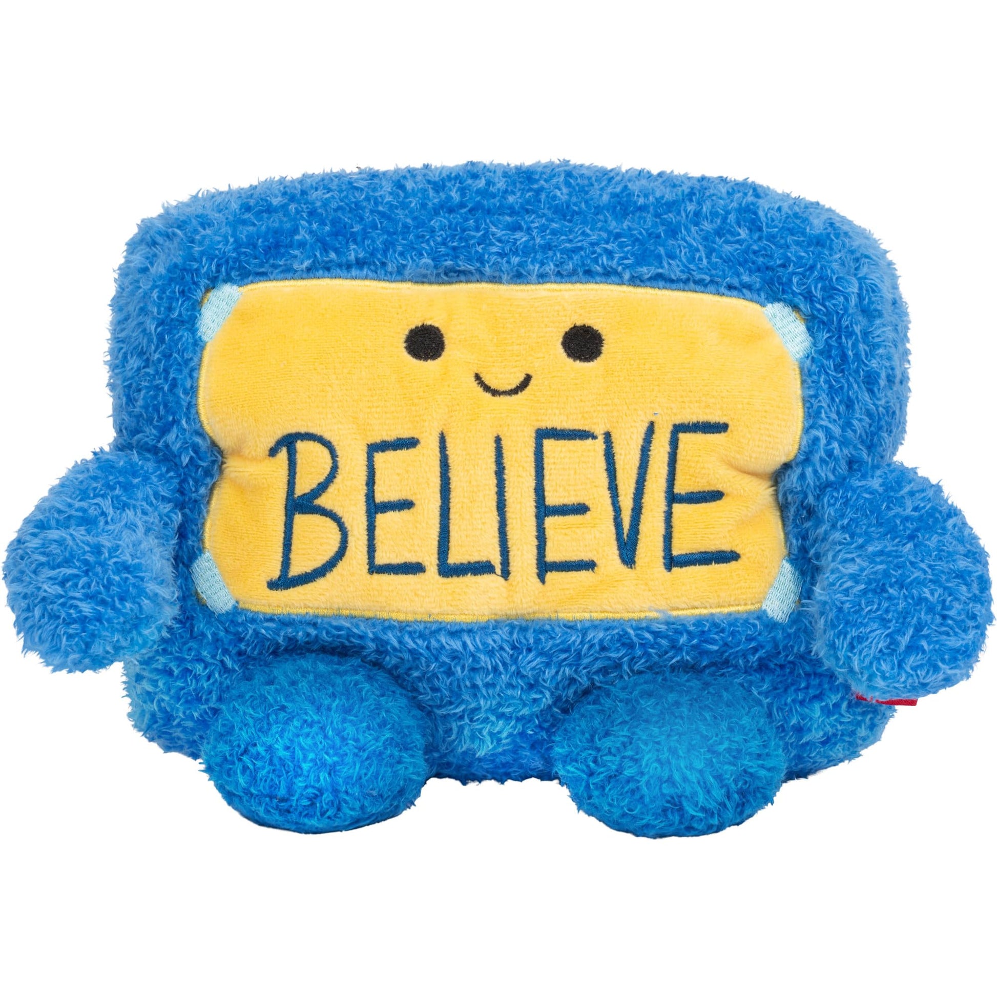 BumBumz 4.5-inch Ted Lasso 4-Pack - Army Man, Mustache, Teacup, & Believe Poster Plush - from The Makers of Original Squishmallows - Ages 3+