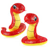 2 Pcs Chinese Snake Plush 2026 Year of The Snake Stuffed Animal Plush Chinese New Year Plush Decoration Mascot Doll Plushies for Spring Festival