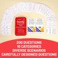 Happytalk Conversation Cards for Kids - 200 Engaging Questions for Family Game Night, Road Trips & Therapy Games, Perfect for Quality Family Time