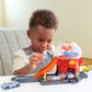 Hot Wheels Downtown City Candy Shop Track Set & 1:64 Scale Toy Car