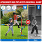 QDRAGON 4 in 1 Tball Set for Kids 3-5 with Toss and Catch Ball Set