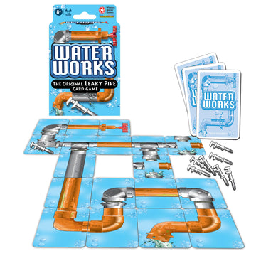 Winning Moves Classic Waterworks, Leaky Pipe Card Game