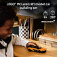 LEGO Speed Champions McLaren W1 Race Car Toy for Boys & Girls, Ages 9+ - Building Set for Pretend Play & Display w/1 Driver Minifigure - Gift Idea