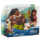 Moana Disney Doll with Maui Demigod Doll Figure, 4 Piece Little Petite Story Telling Gift Set for Girls Ages 3 and Up