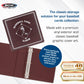 BCW Supplies Baseball 3" Album - Burgundy | Premium Durable Binder for 90 Baseball Cards Heavy-Duty D-Ring, Lasting Durability, and Classic Display |