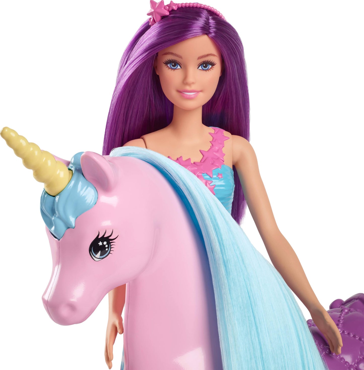 Barbie Mattel Doll & Unicorn Fantasy Playset - Magical Adventure Toy
