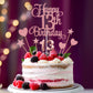 Lecferrarc 13th Birthday Cake Decorations, 13th Birthday Candles Cake Numeral Candles and Glitter Happy 13th Birthday Cake Toppers Set for Birthday