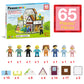 PicassoTiles Magnet Tile Building Block Family Homestead Doll House Theme Playset 8 Character Action Figures Double Sided Magnetic Tiles Printing STEM