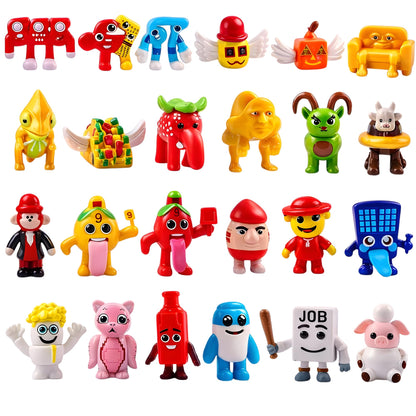 Lemoneon Action Mini Figures Toys 24 Pcs - Collection for Video Game Fans