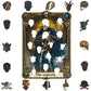 Wooden Jigsaw Puzzles for Adults, Skull Explorer Tarot Theme, 200 Pieces