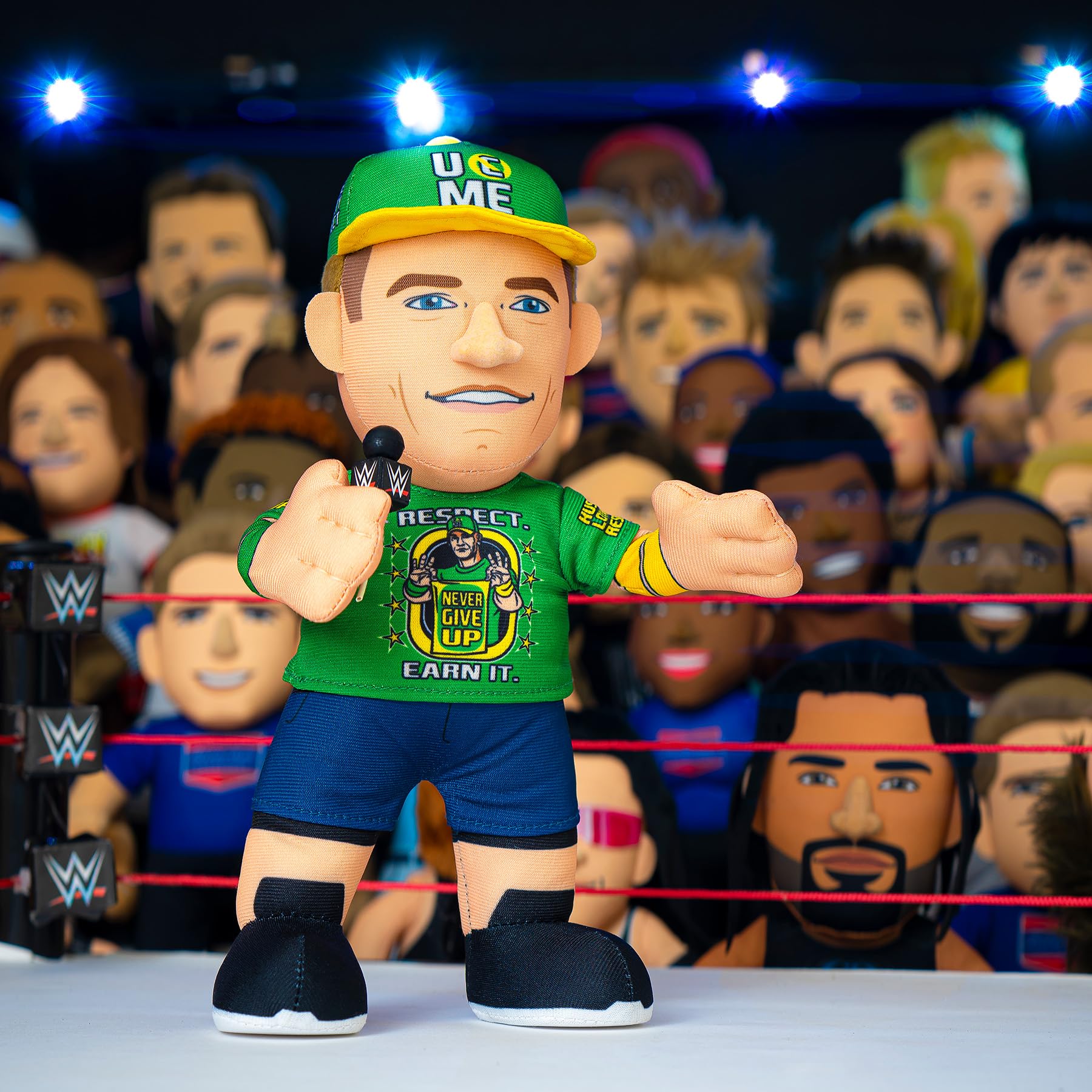 Bleacher Creatures WWE John Cena UCME 10" Plush Figure- A Wrestling Legend for Play or Display