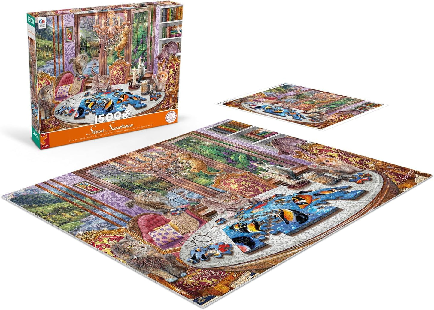 Ceaco - Puuriosity - 1500 Piece Jigsaw Puzzle for Adults