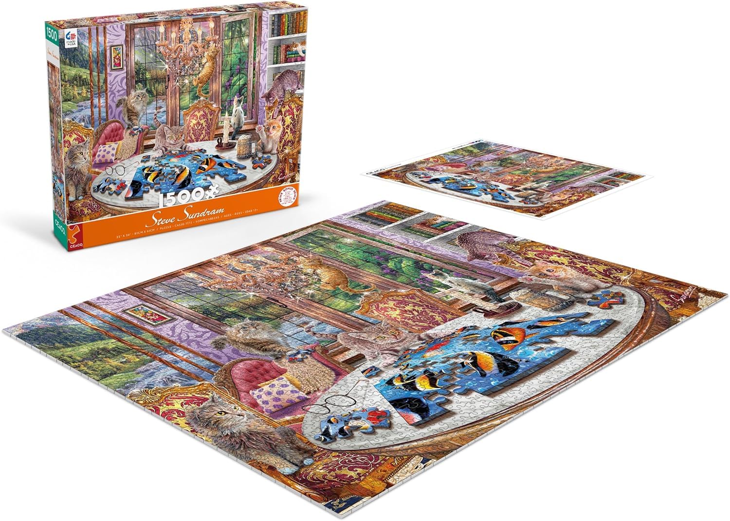Ceaco - Puuriosity - 1500 Piece Jigsaw Puzzle for Adults