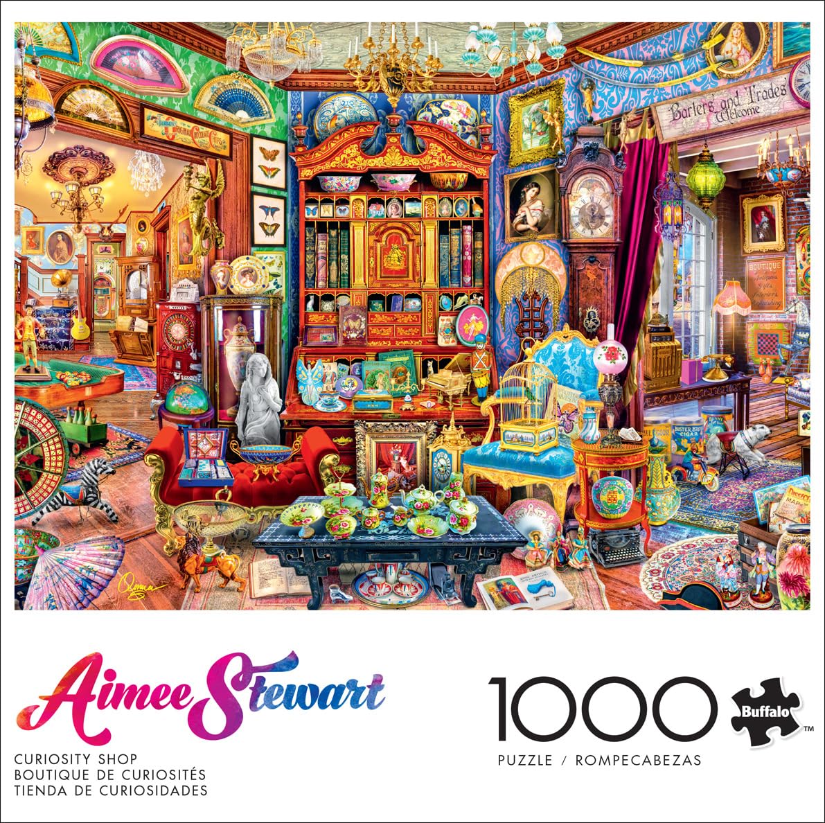Buffalo Games - Aimee Stewart Curiosity Shop - 1000 Piece Puzzle for Adults