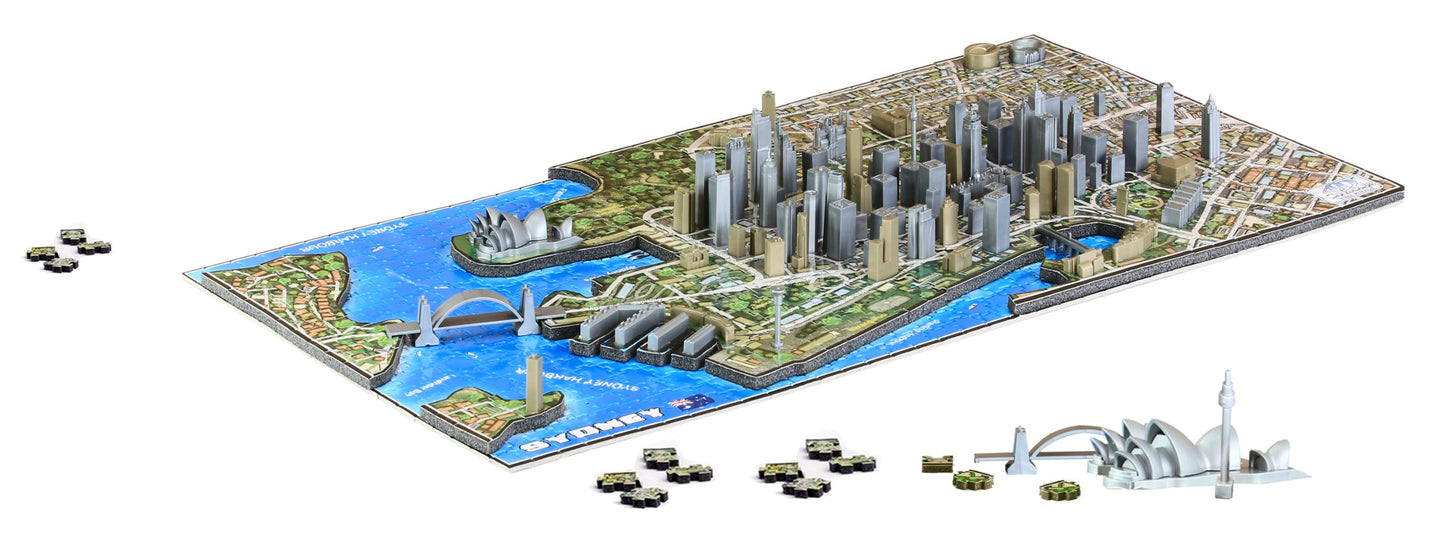 4D Cityscape Sydney Time Puzzle