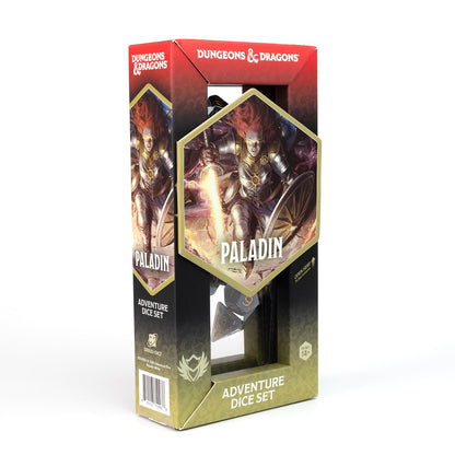 D&D Adventure Dice (Paladin Class: White)
