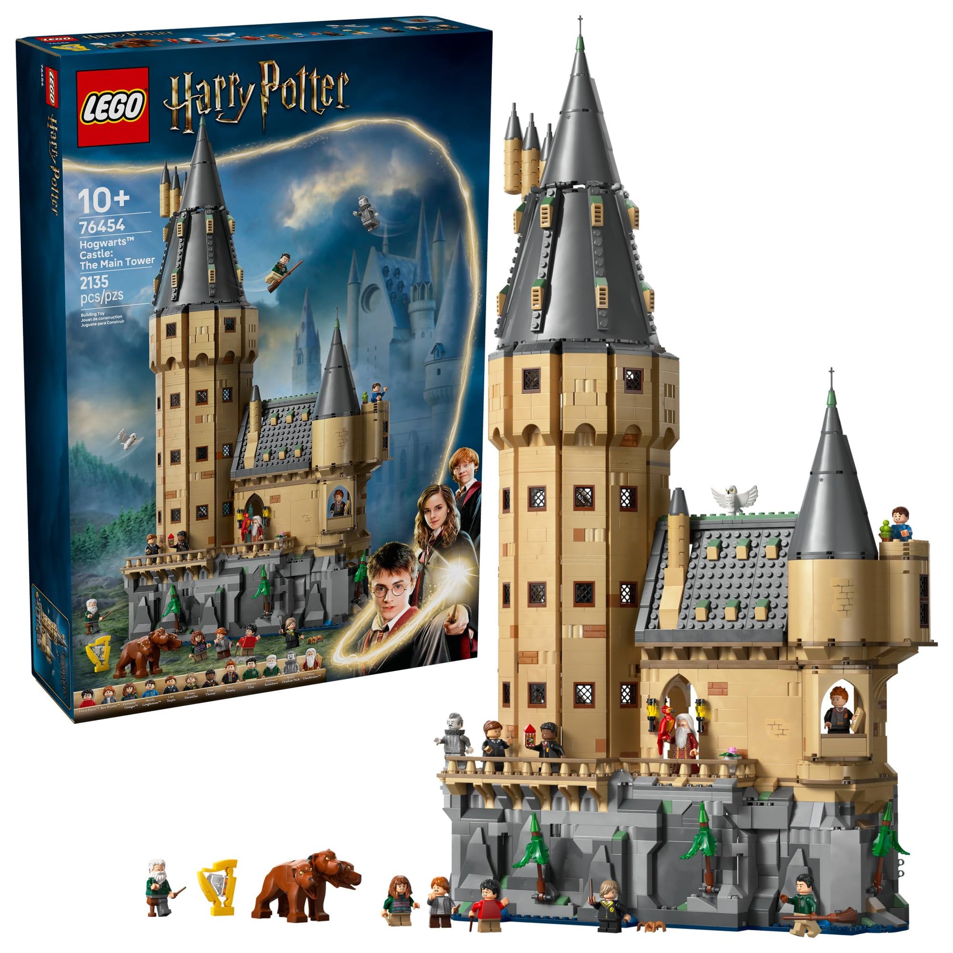 LEGO Harry Potter Hogwarts Castle: The Main Tower - Building Set for Boys and Girls, Ages 10+ - 12 Collectible Minifigures Including Harry Potter &