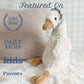 MON AMI Greta Goose 15-Inch Stuffed Farm Animal, Soft Goose Plush Toy
