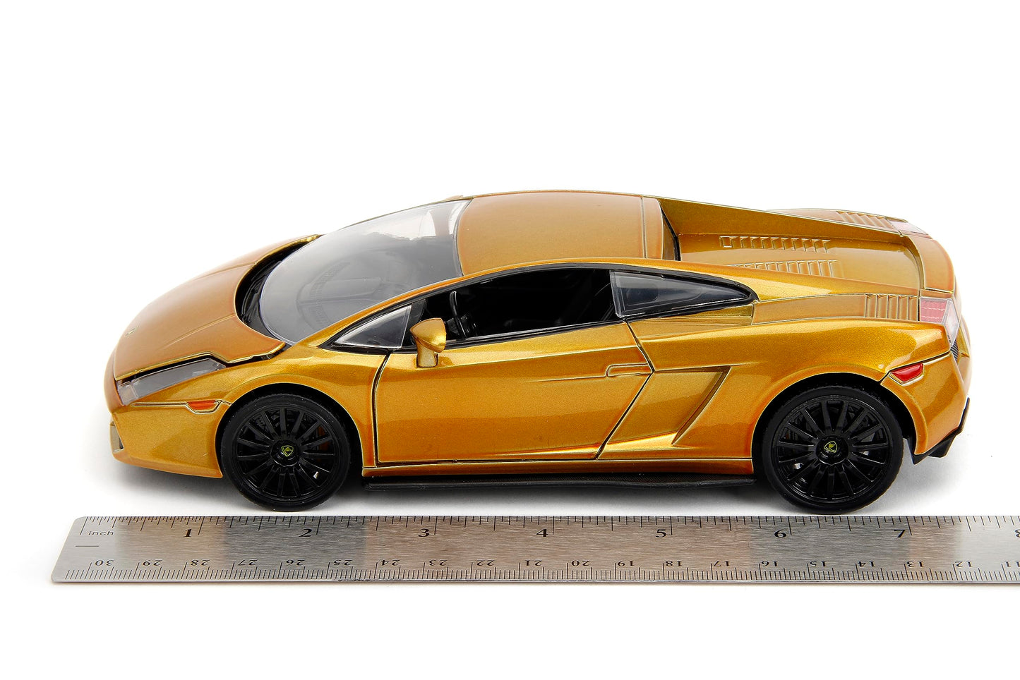 Jada Fast & Furious Fast X 1:24 Gold Lamborghini Gallardo Die-Cast Car, Toys for Kids and Adults