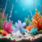 Blue Mini Goldfish Model Decor Acrylic Simulation Fish Decoration Miniature Fairy Garden Ornament DIY Accessories Dollhouse Décor