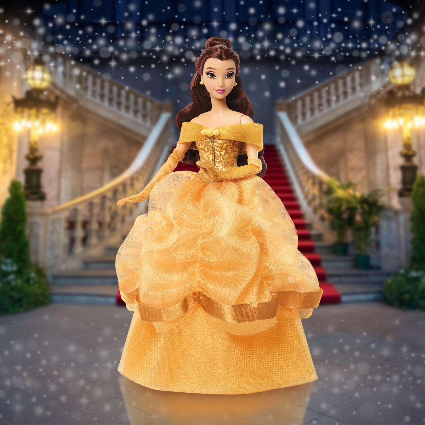 Mattel Disney Princess Belle Sparkling Fashion Doll