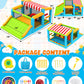 Whubefy 15-in-1 Bounce House with Large Slide and Ball Pit/Water Pool for Kids 3-12, 16.1' x 11.5 'x 8' Giant Inflatable Bouncy Castle with Sun Shade