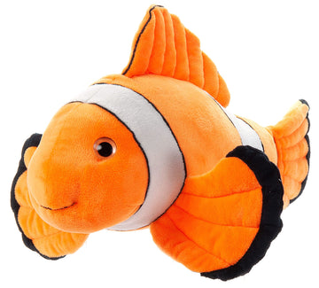 The Petting Zoo Clownfish Stuffed Animal Plushie, Gifts for Kids, Wild Onez Sealife Animals, Clownfish Plush Toy 15 inches