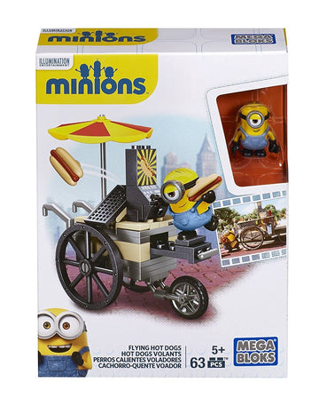 Minions Toys Mega Bloks Minion Movie Flying Hot Dogs