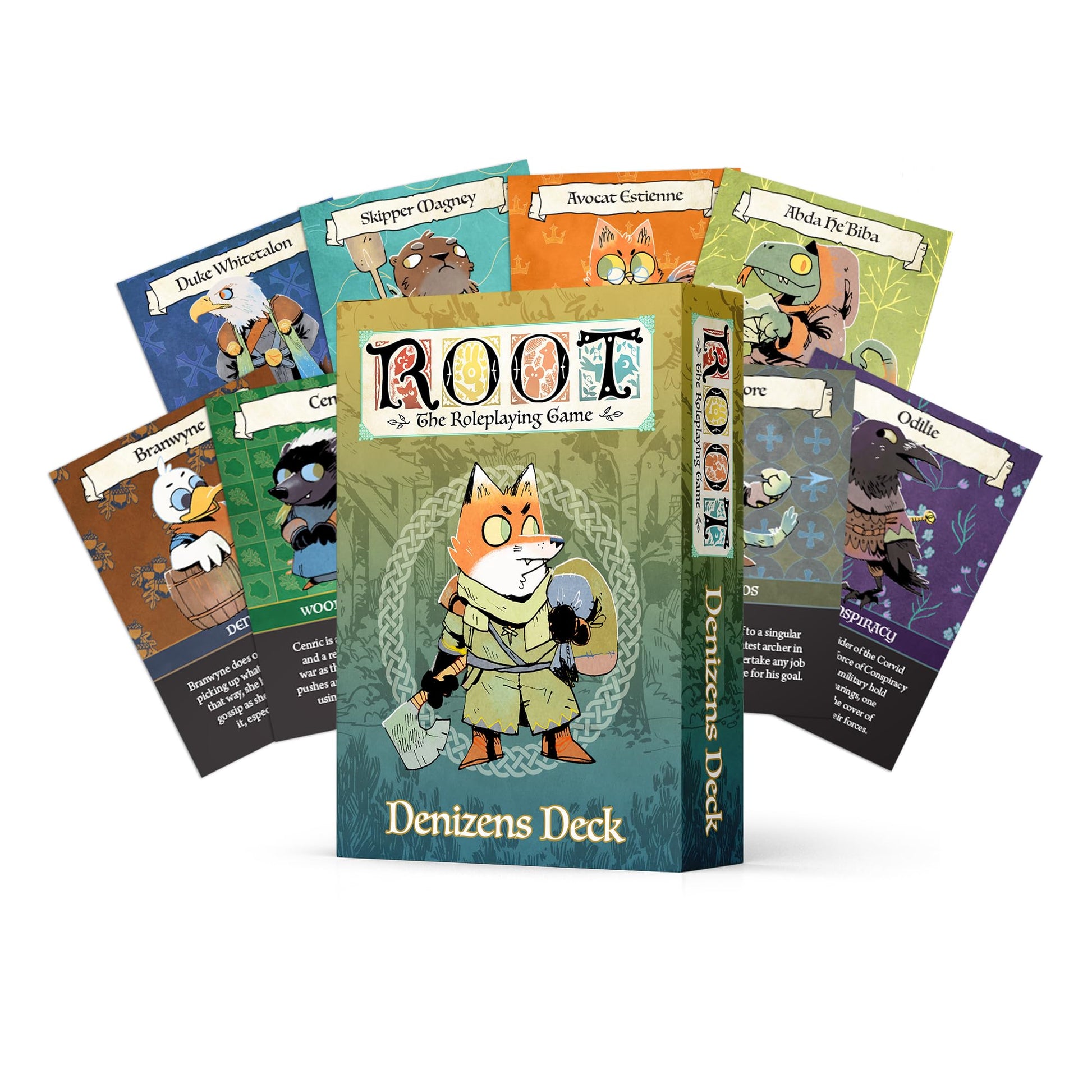 Magpie Games Root The Roleplaying Game: Denizens Deck Expansion - 55 Fully Illustrated NPC Cards