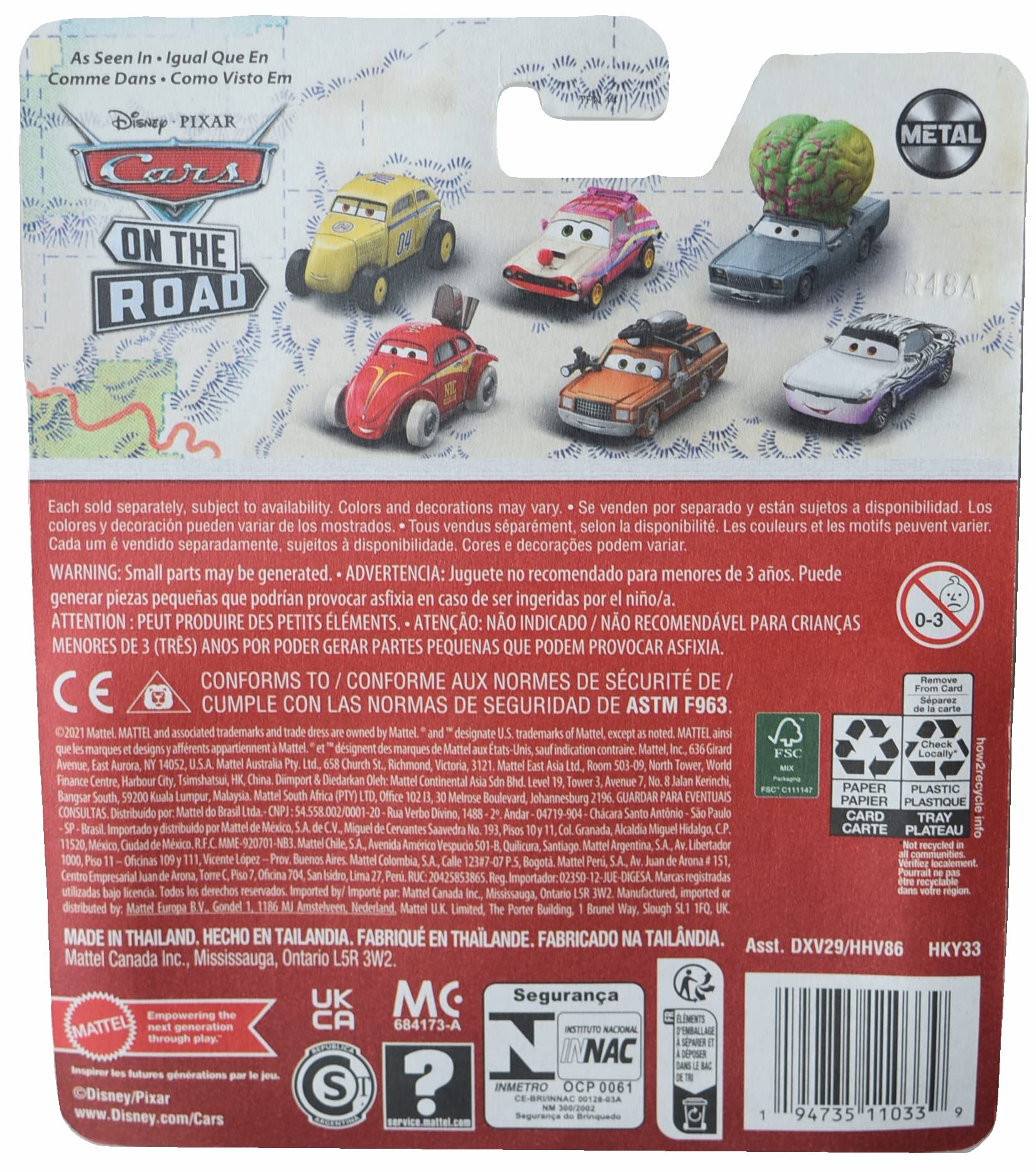 Disney Cars Doug Crankel, On The Road