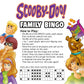 Aquarius Scooby-Doo Family Bingo Game - Officially Licensed Party Game for Kids and Adults Ages 8+, 2-18 Players - Gift for Teens