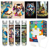 Mini Jigsaw Puzzles for Adults 4 Pack - 150 Piece Challenging Micro Puzzle, Test Tube Small Puzzle, Portable Travel Pocket Puzzle, Ideal Gift, 4x6