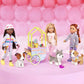 Glitter Girls Pop-Pup Pet Shop Cart on Wheels for 14-Inch Dolls, Deluxe