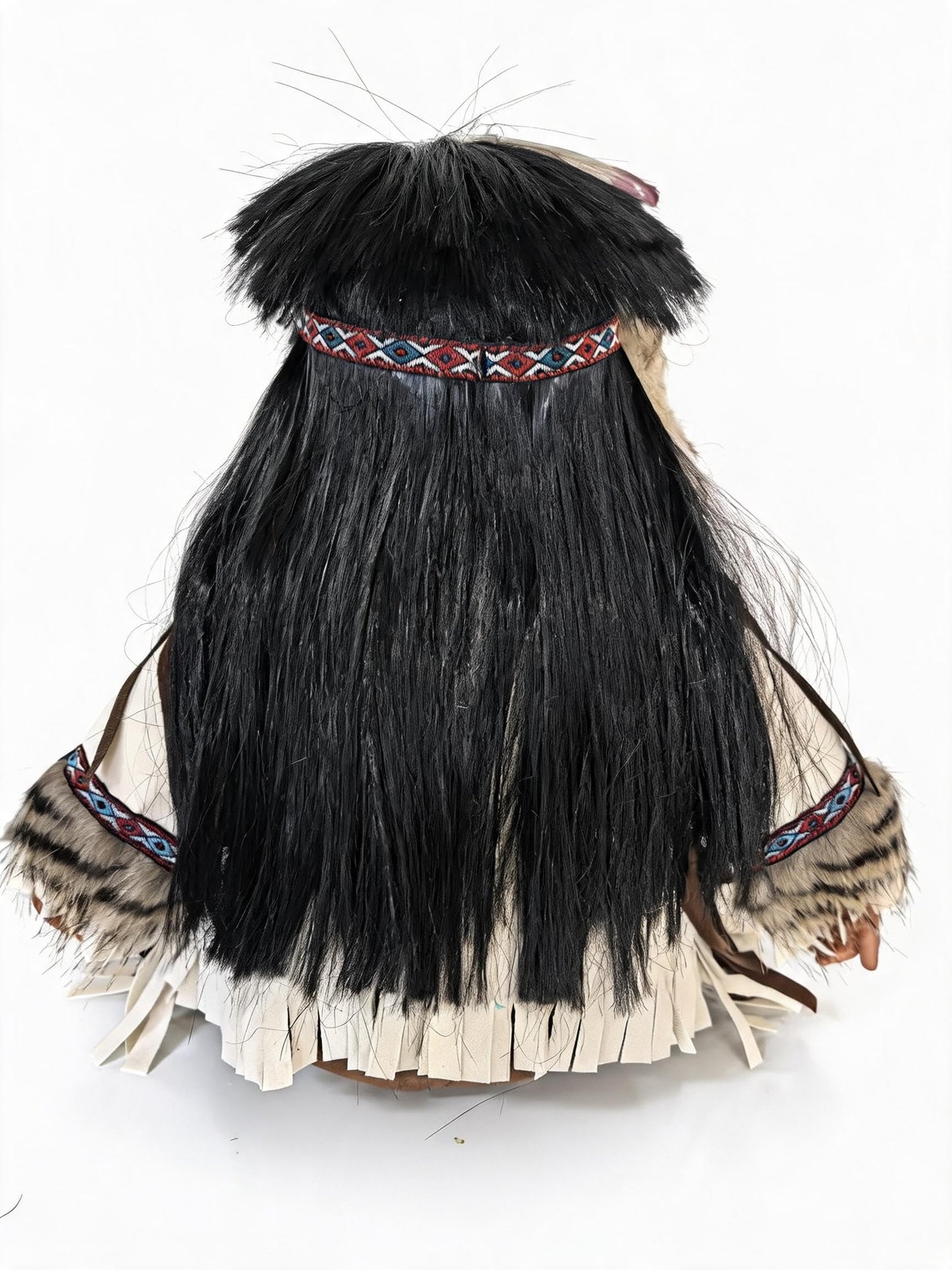 22" Collectible Native American (Indian) Vinyl Doll - VM221076 (Harsha)