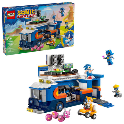 LEGO Sonic the Hedgehog Team Sonic Command Truck Building Toy - Pretend Play Vehicle W/5 Figures for Boys & Girls, Ages 8+ - Toy Building Blocks
