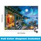 Buffalo Games Darrell Bush, Moonlight Lodge, 1000 Piece Puzzle for Adults