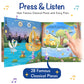 LITTLE MAESTRO Discover Classical Music - 28 Classical Masterpieces, Musical Books for Toddlers, 28-Button Music Book, Musical Toys for Toddlers 1-3